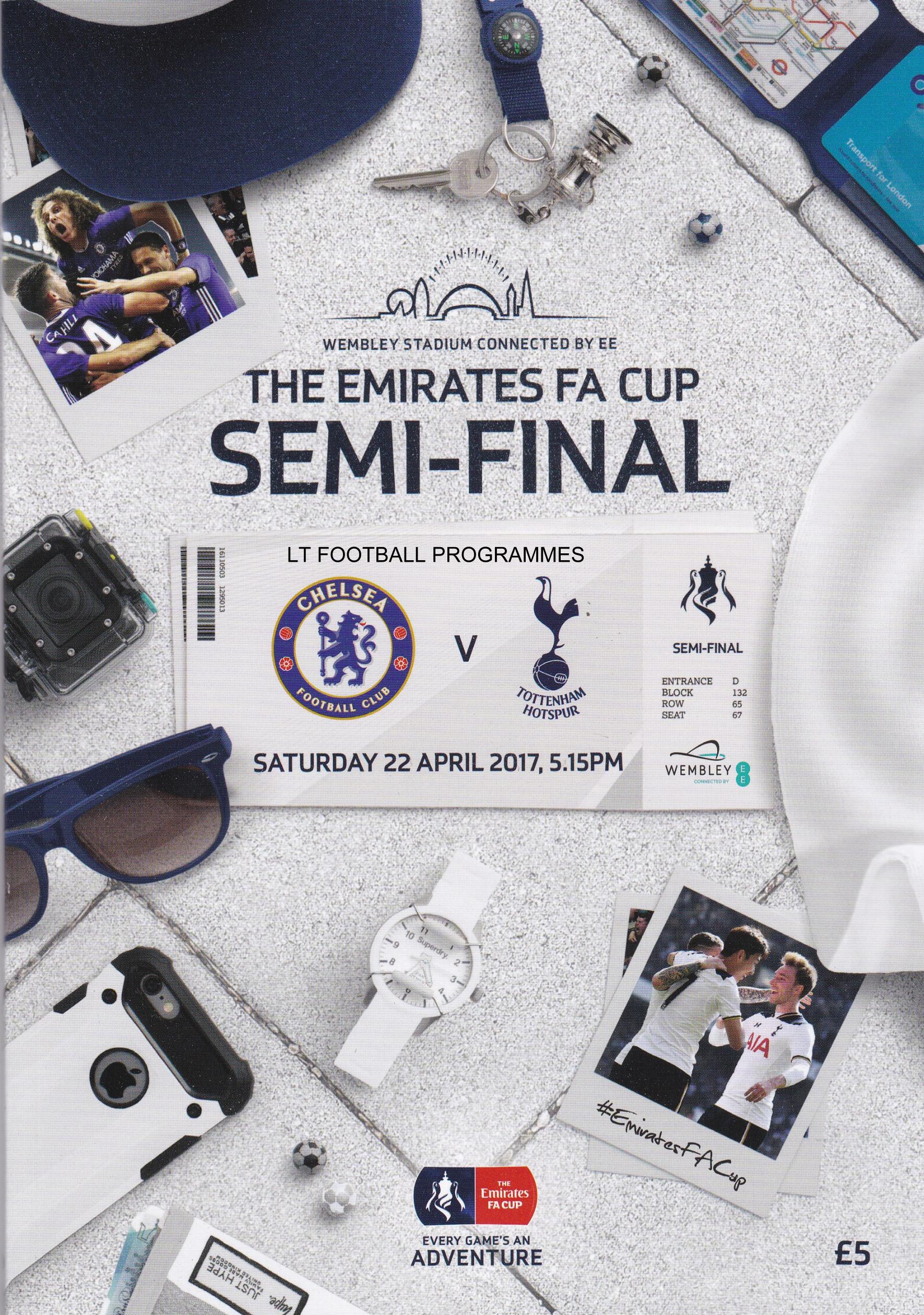 2017 FA CUP SEMI-FINAL - CHELSEA v TOTTENHAM HOTSPUR